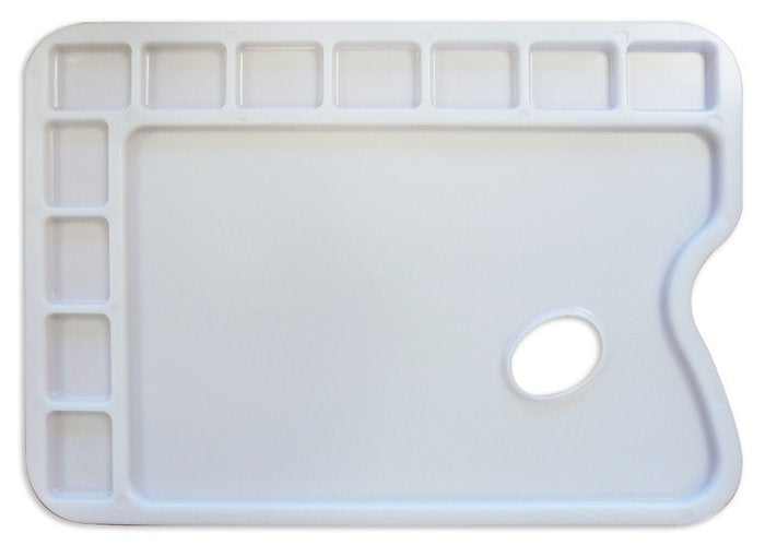 Paleta de plástico rectangular para acrílico y tempera Talens España