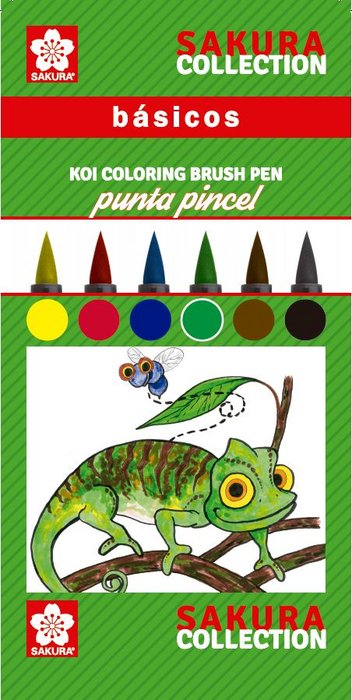 Lápiz Marcador Koi Coloring Básicos Estuche 6 Unidades Talens España Imagen principal del producto