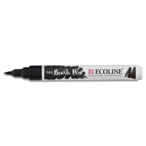 Rotulador Ecoline Brushpen Negro | Talens España | Pack 3 Unidades Imagen principal del producto
