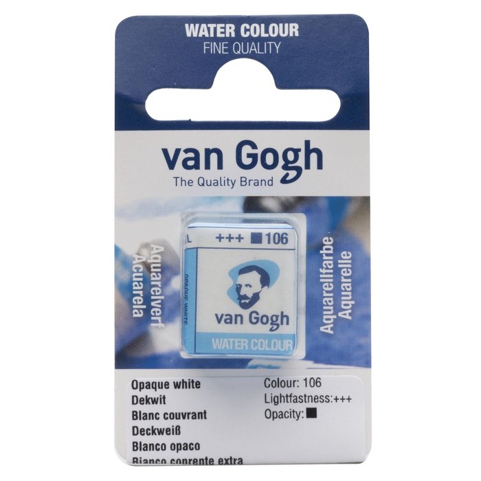 PASTILLA ACUARELA VAN GOGH BLANCO EXTRA OP | 2 UNIDADES | (TALENS ESPAÑA) Imagen principal del producto