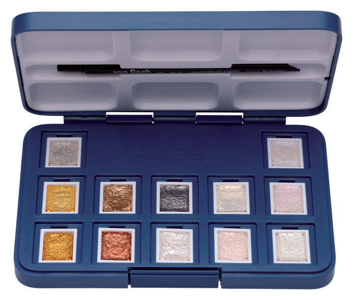 ACUALERA VAN GOGH 12 COLORES METALIZADOS CAJA ESPECIAL | 1 UNIDADES | (TALENS ESPAÑA) Imagen principal del producto