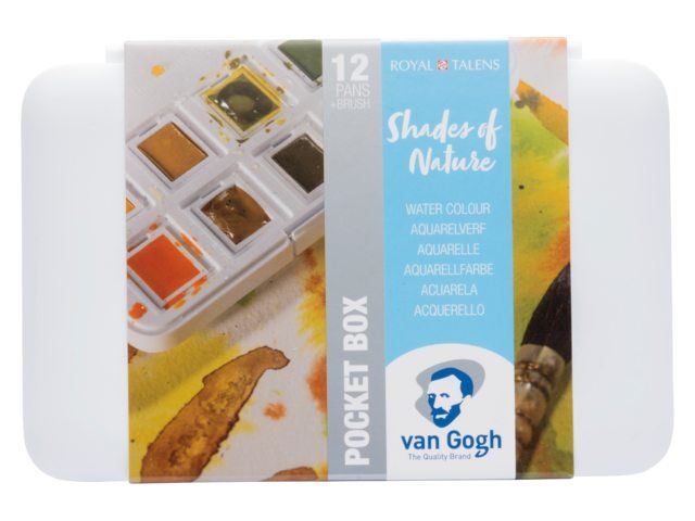 ACUARELA VAN GOGH POCKET 12 COLORES NATURALEZA | 1 UNIDADES | (TALENS ESPAÑA) Imagen principal del producto
