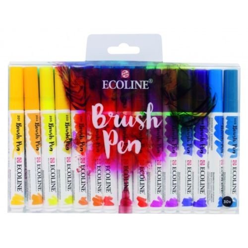 Rotulador Ecoline Brushpen Estuche 30 Unidades | Talens España | Pack 1 Unidades Imagen principal del producto