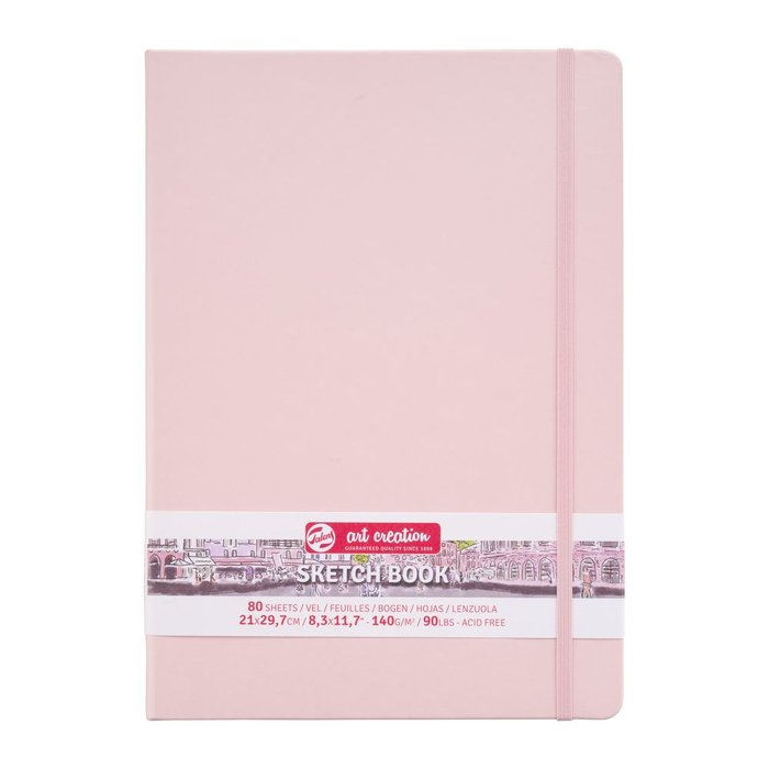 Cuaderno Bocetos 21x30cm 140g 80 Hojas Rosa Pastel Talens España Imagen principal del producto