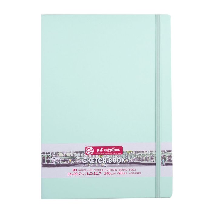 Cuaderno Bocetos 21x30 cm 140 g 80 Hojas Verde Menta Talens España