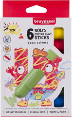 TEMPERA SOLIDA BRUYNZEEL 6 COLORES BASICOS | 1 UNIDADES | (TALENS ESPAÑA)