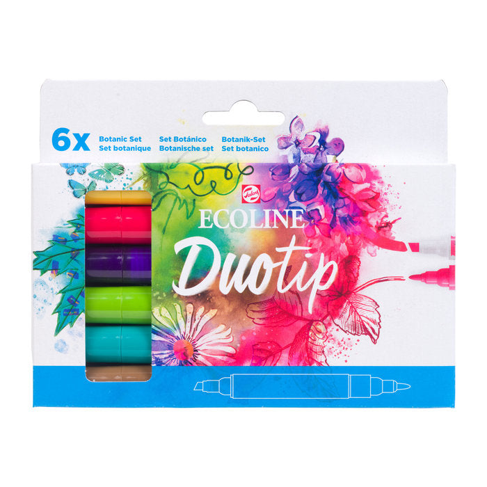 Rotulador Ecoline Duotip Estuche 6 Colores Botanic | Talens España | Pack 1 Unidades Imagen principal del producto