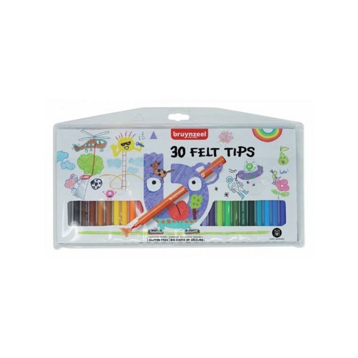 Rotulador Bruynzeel 30 Colores Surtidos | Talens España | Pack 1 Unidades