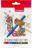 Rotulador Bruynzeel Super Point 12 Colores | Talens España | Pack 1 Unidades