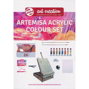 SET TALENS ARTEMISA ACRILICOS + CABALLETE | TALENS ESPAÑA | 1 UNIDAD | 8712079507466 Imagen principal del producto