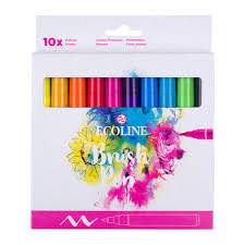 Rotulador Ecoline Brushpen Estuche 10 Unidades