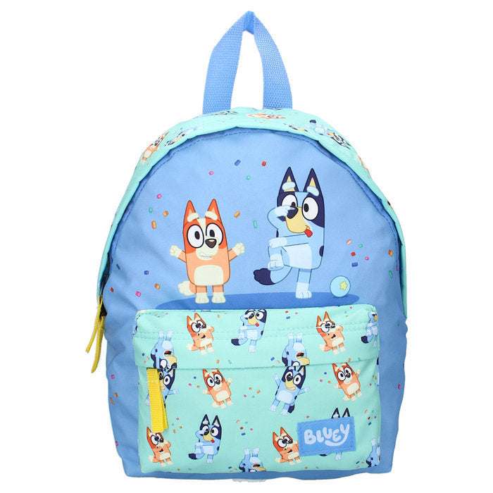 MOCHILA INFANTIL BLUEY CON BOLSILLO FRONTAL | VADOBAG Imagen principal del producto
