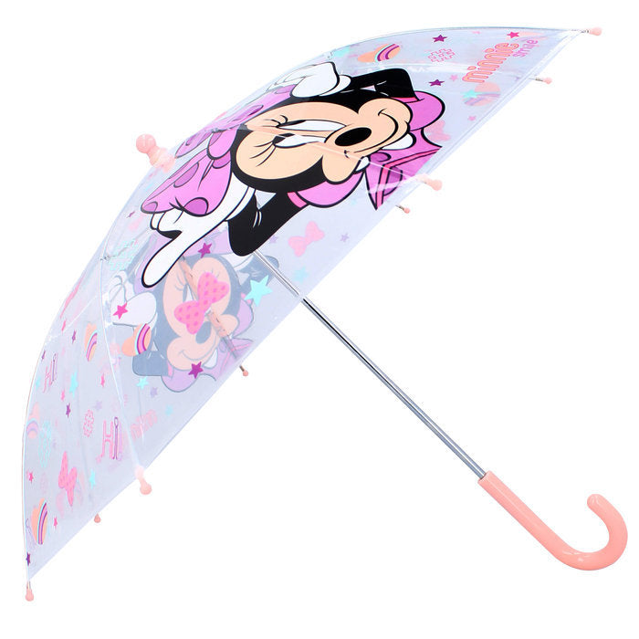 PARAGUAS INFANTIL MANUAL TRANSPARENTE MINNIE RAINY DAYS | VADOBAG | 1 UNIDAD | 8712645315358 Imagen principal del producto