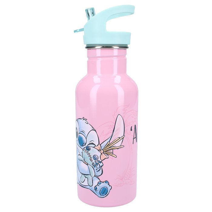 BOTELLA ALUMINIO TERMICA CON PAJITA 500ML STITCH TAKE A SIP | VADOBAG | 1 UNIDAD | 8712645316416 Imagen principal del producto