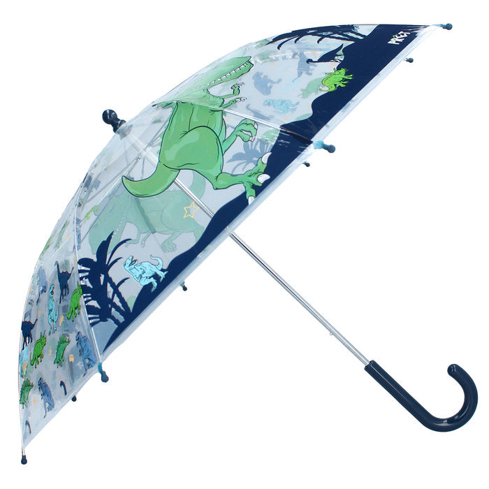 PARAGUAS INFANTIL MANUAL TRANSPARENTE DINO RAINY DAYS | VADOBAG | 1 UNIDAD | 8712645316812 Imagen principal del producto