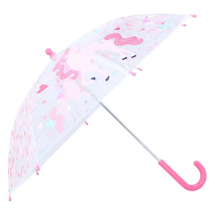 PARAGUAS INFANTIL MANUAL TRANSPARENTE UNICORN RAINY DAYS | VADOBAG | 1 UNIDAD | 8712645316829 Imagen principal del producto