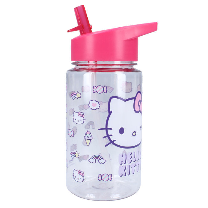 BOTELLA PP CON PAJITA 450ML HELLO KITTY DRINK UP | VADOBAG | 1 UNIDAD | 8712645318106 Imagen principal del producto