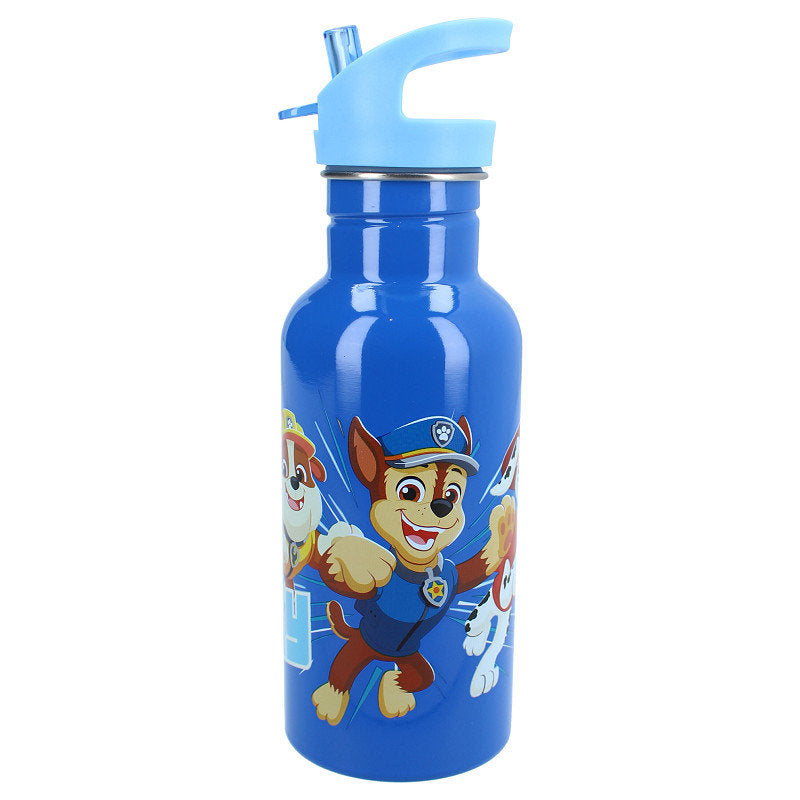 BOTELLA ALUMINIO CON PAJITA 500ML PAW PATROL TAKE A SIP | VADOBAG | 1 UNIDAD | 8712645318564 Imagen principal del producto