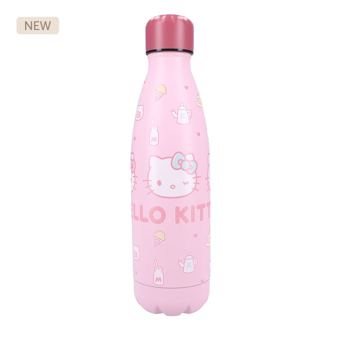 BOTELLA ALUMINIO TAPON ROSCA 700ML HELLO KITTY THIRSTY FOR | VADOBAG | 1 UNIDAD | 8712645320697 Imagen principal del producto
