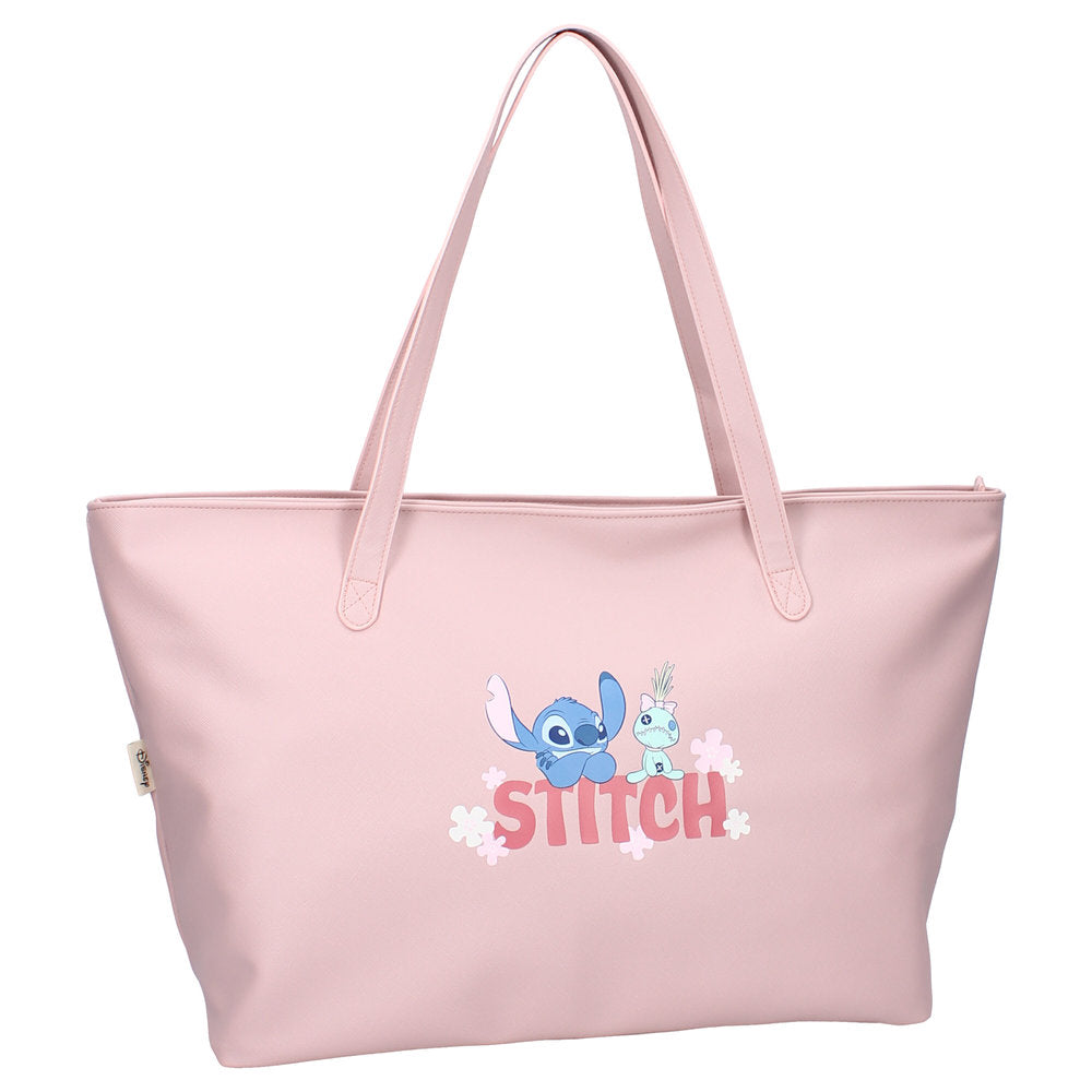 BOLSO SHOPPING POLIPIEL 56X32 STITCH MADE FOR YOU | VADOBAG Imagen principal del producto