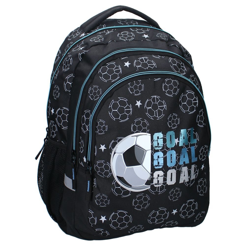 Mochila escolar doble 44x33 Football Black VADOBAG Imagen principal del producto