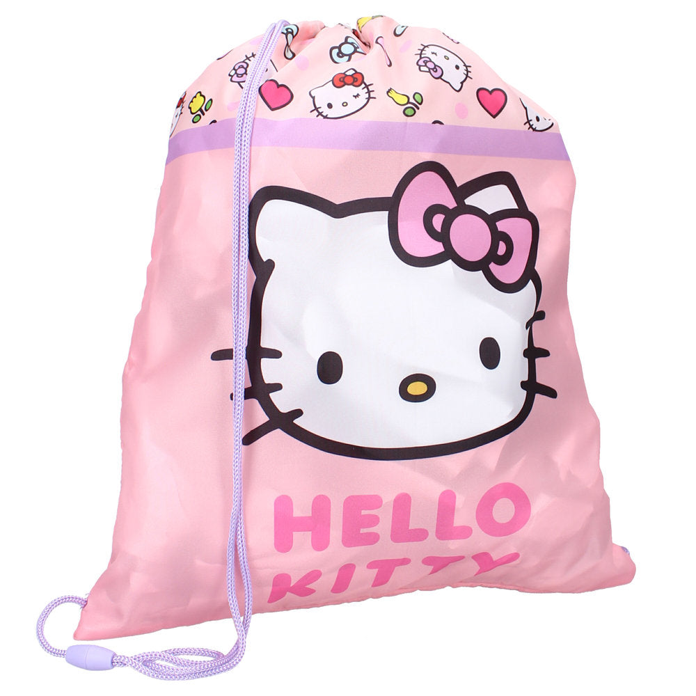 Saco de Cuerdas 44x36 Hello Kitty Sweet Charm VADOBAG