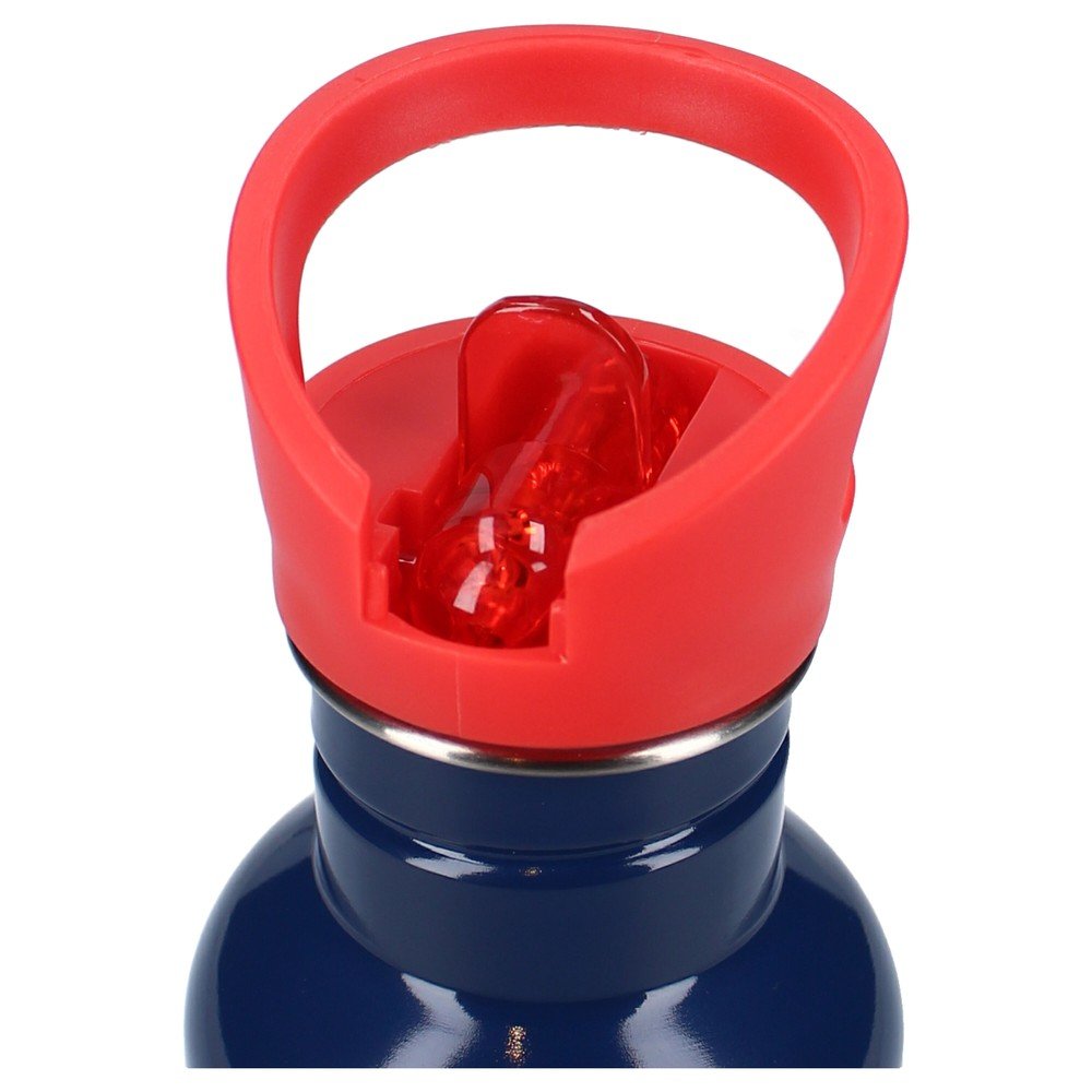 Botella térmica 500ml con pajita Spidey negra Vadobag