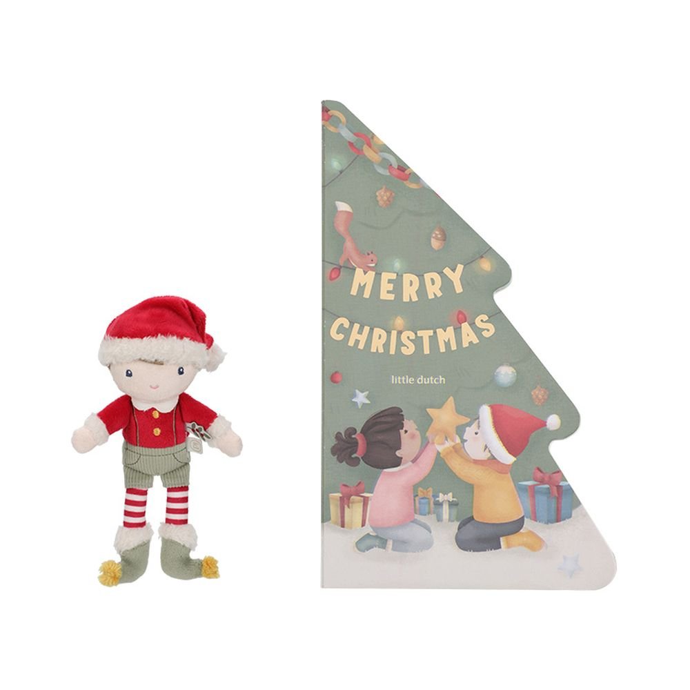 Caja Regalo Muñeco y Cuento Navidad Little Dutch Imagen principal del producto