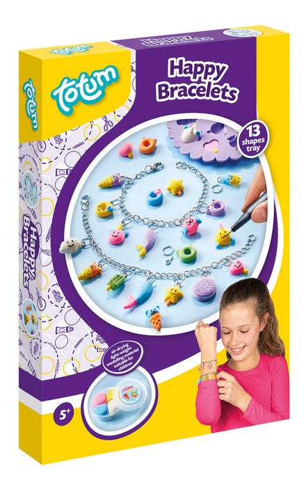 JUEGO CREA PULSERAS CON CHARM HAPPY BRACELETS | TOTUM | 1 UNIDAD | 8714274021181 Imagen principal del producto