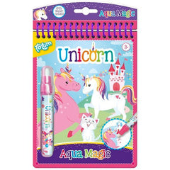 LIBRO DE ACUARELAS REUTILIZABLE AQUA MAGIC UNICORN | TOTUM | 1 UNIDAD | 8714274025806