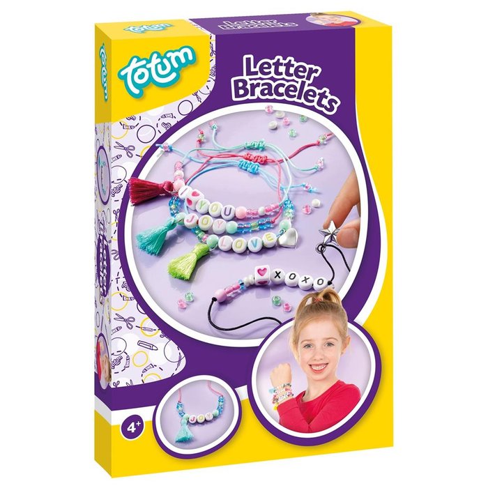 JUEGO PULSERAS CON LETRAS | TOTUM | 1 UNIDAD | 8714274029781 Imagen principal del producto