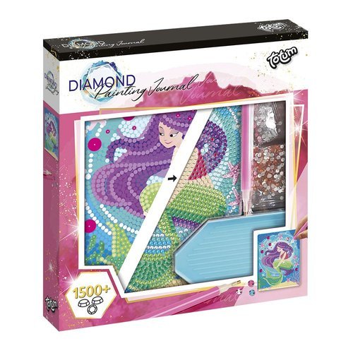Cuaderno con Portada Personalizable de Diamantes Sirena TOTUM