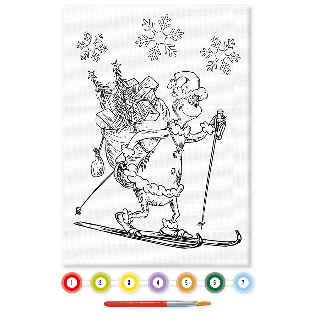 SET PINTA POR NUMEROS GRINCH | TOTUM | 1 UNIDAD | 8714274240063