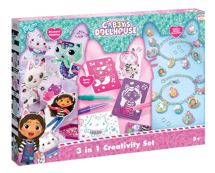 SET 2 IN 1 ACTIVIDADES CREATIVAS GABBY'S DOLLHOUSE | TOTUM | 1 UNIDAD | 8714274420366 Imagen principal del producto