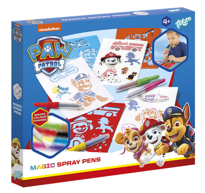 Juego Rotulador Mágico Aerógrafo La Patrulla Canina Marca Totum