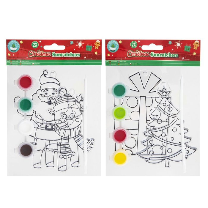 PINTA TUS PROPIOS ATRAPASOLES NAVIDAD | CCG NAVIDAD | ENVASE 12 UDS. UNIDAD | 8715427081199