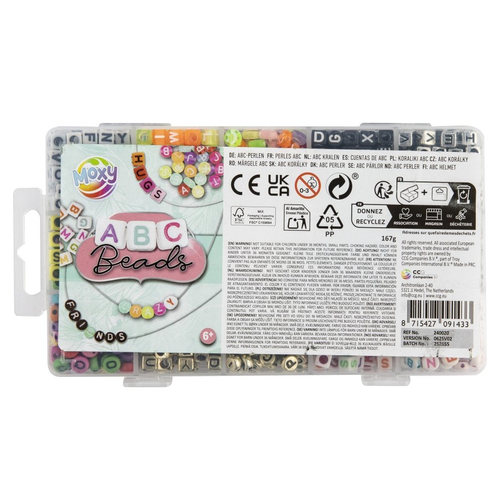 Set Abalorios Pulseras ABC Beads 10 x 17 cm Marca CCG