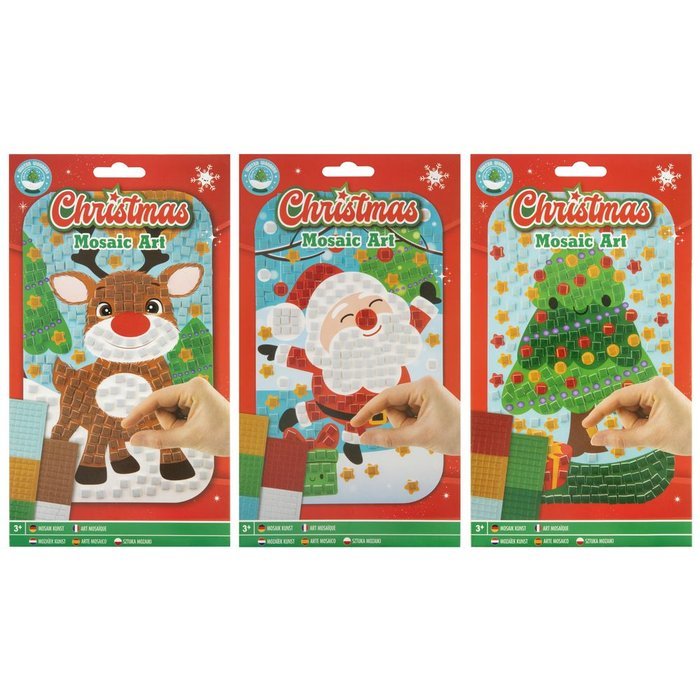 JUEGO HAZ TU MOSAICO NAVIDAD | CCG NAVIDAD | ENVASE 12 UDS. UNIDAD | 8715427091808