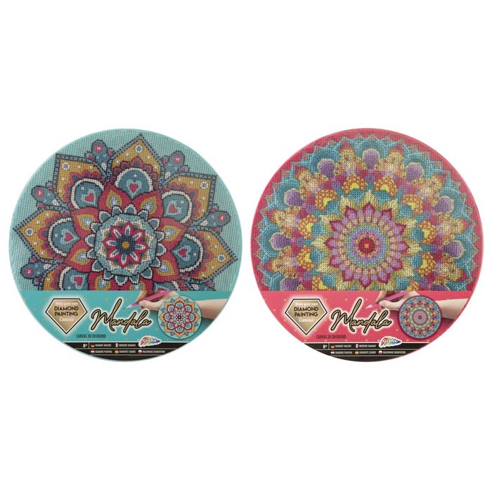 PINTA CON DIAMANTES SOBRE LIENZO MANDALA | CCG | 1 UNIDAD | 8715427094687