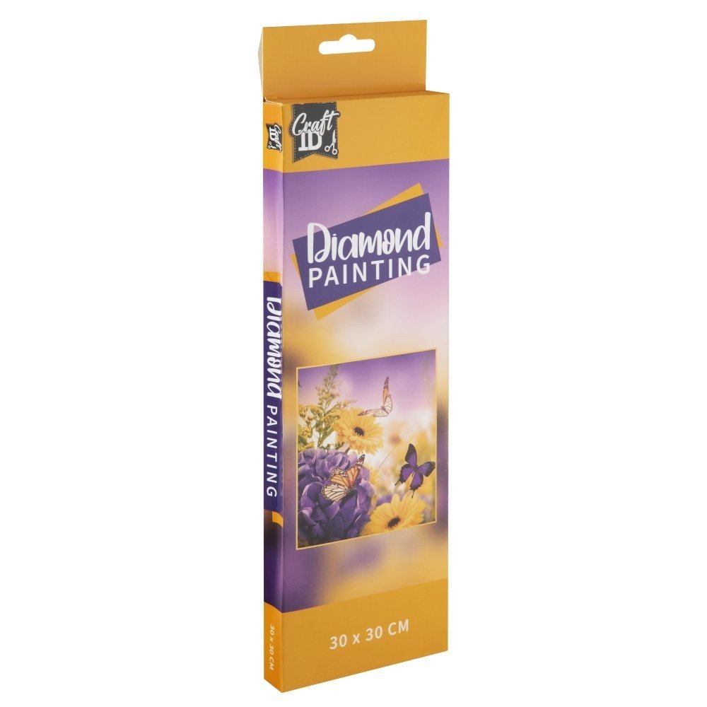 Pinta con diamantes Flores 30 x 30 cm CCG