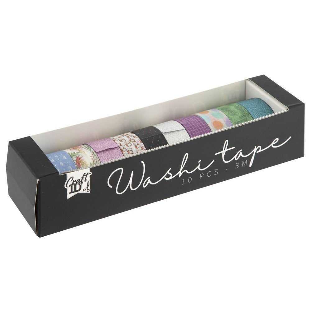 Set 10 Piezas Washi Tape 1,5 cm x 3 m CCG