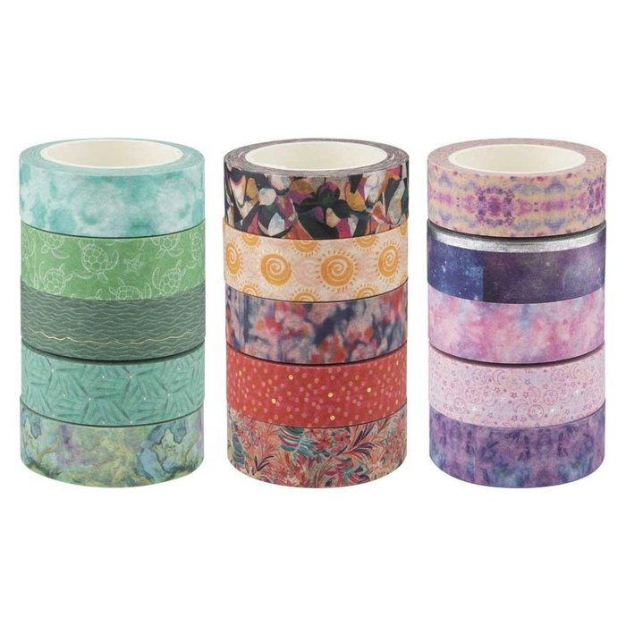 SET 5 UNIDADES WASHI TAPE, 1,5CM X 10M | CCG | 1 UNIDAD | 8715427110998