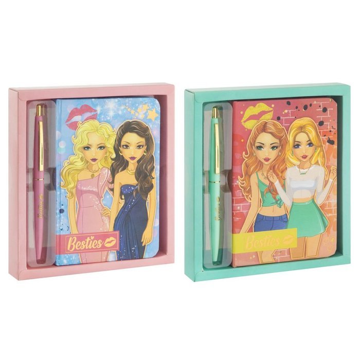 SET REGALO CUADERNO Y BOLIGRAFO BESTIES SURTIDO | CCG | ENVASE 8 UDS. UNIDAD | 8715427119946 Imagen principal del producto