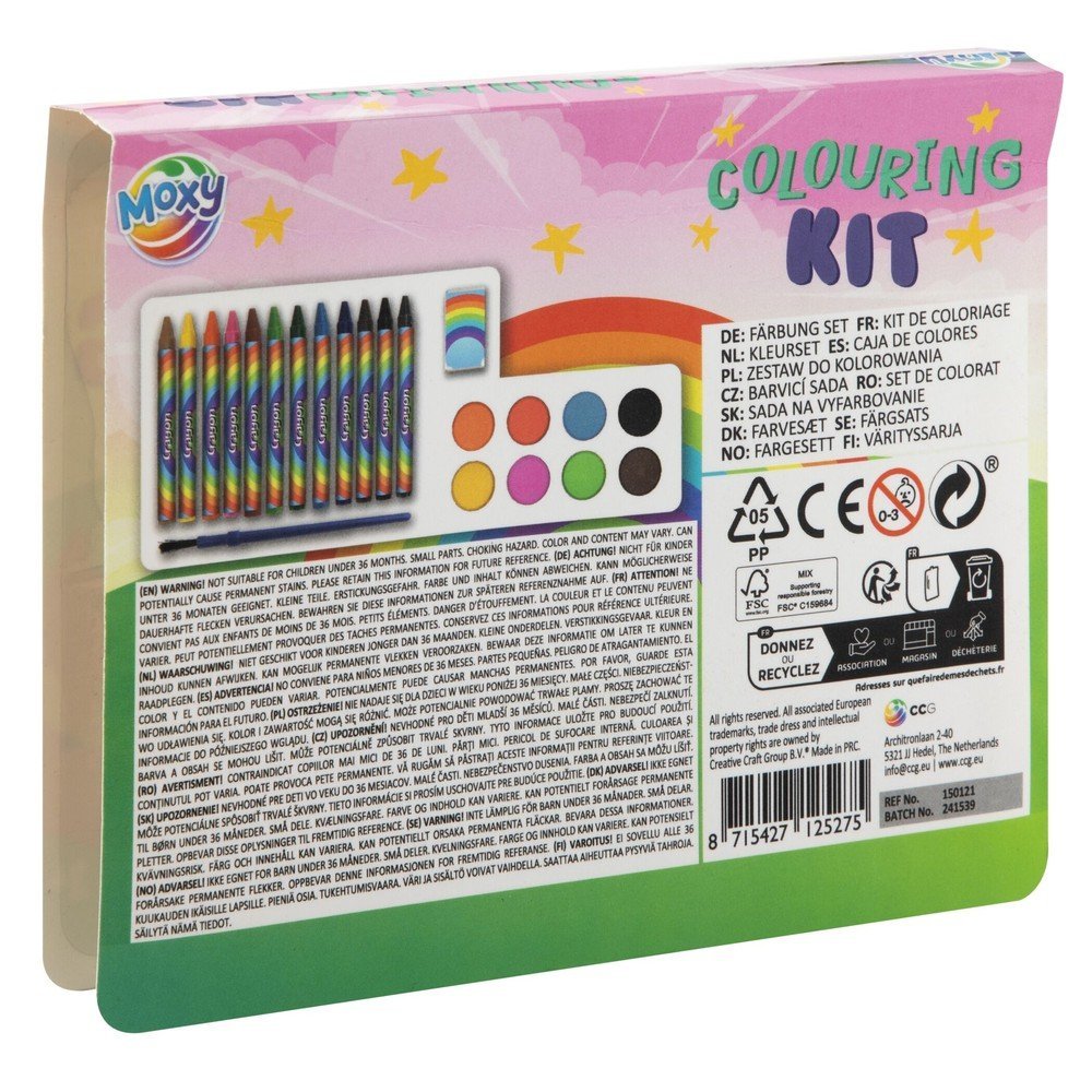 Set colorea por números en lienzo corazón surtido, 10 unidades CCG