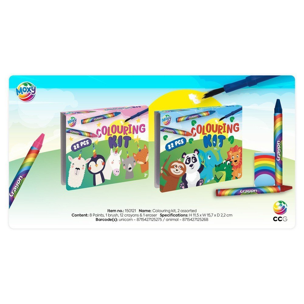 Set colorea por números en lienzo corazón surtido, 10 unidades CCG