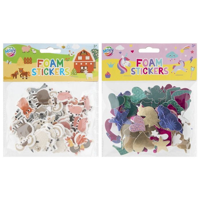 SET DE PEGATINAS DE FOAM INFANTILES SURTIDAS | CCG | ENVASE 12 UDS. UNIDAD | 8715427126364