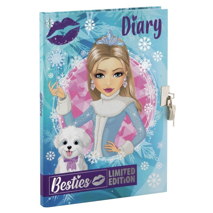 AGENDA SECRETA CON LLAVE Y CERRADURA BESTIES NAVIDAD | CCG Imagen principal del producto