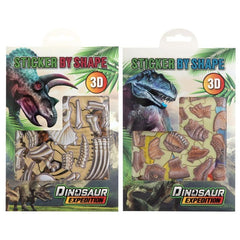 PEGATINA DINO POR FORMA, PEGATINAS 3D 2 STDAS, - CDU | CCG | ENVASE 12 UDS. UNIDAD | 8715427128290