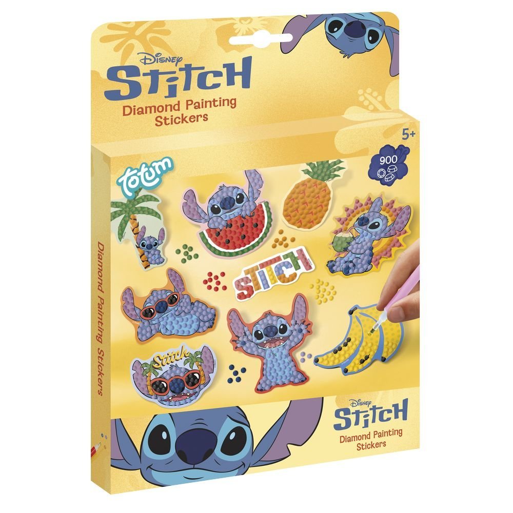 Pegatinas para Pintar con Diamantes Stitch Marca Totum