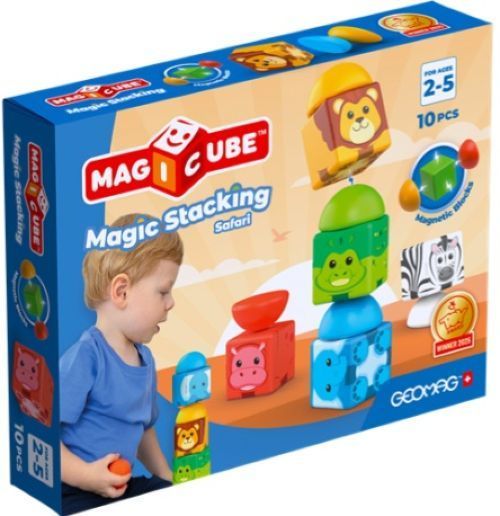 Geomag Magicube Blocks Stacking Safari 10